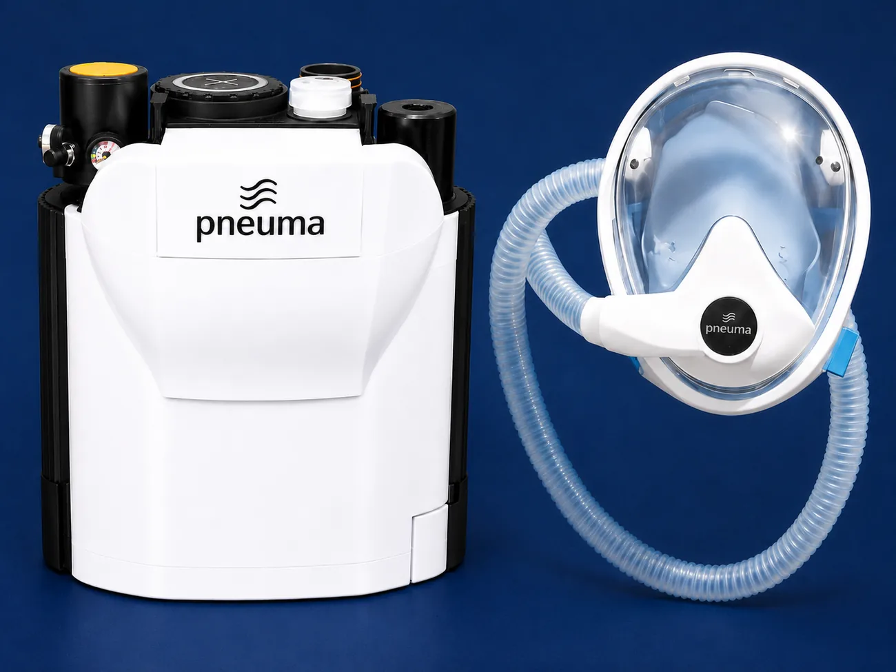 The Pneuma unit and full-face mask